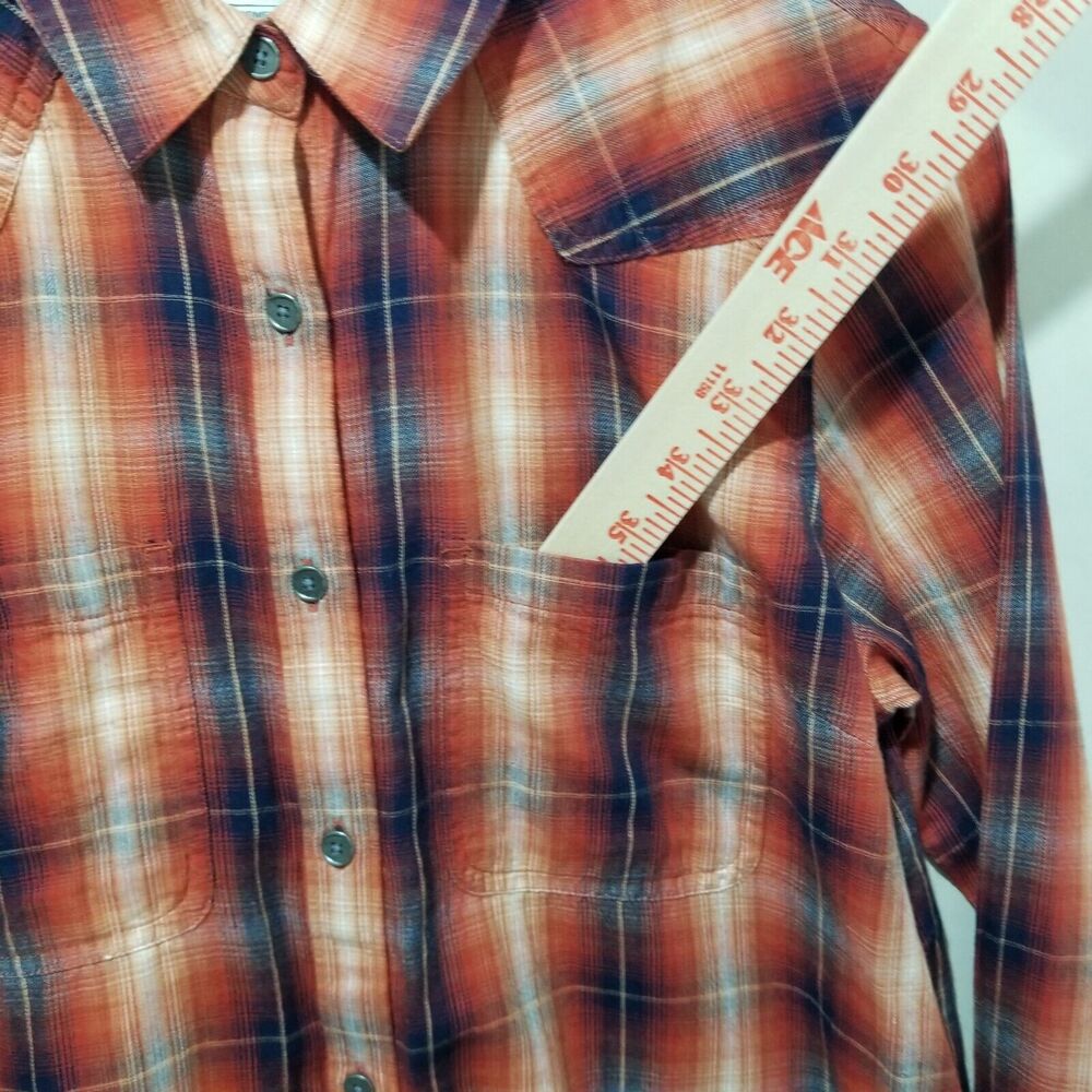 Ariat Western Shirt Womens Small Plaid Button Down Rodeo rockabilly biker - Picture 11 of 14